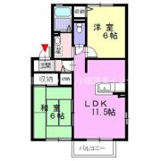 メゾン足柄Ⅱの間取り画像