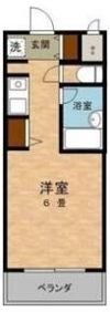 岸辺豊商ハイツⅡの間取り画像