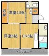 ビレッジハウス苅田2号棟の間取り画像