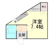 ミダ六マンションの間取り画像