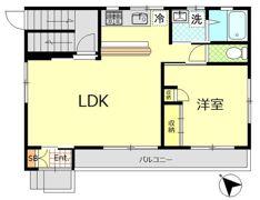 スカイハイ三崎の間取り画像