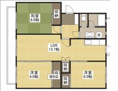 K’sB SATSUKIGAOKA Ⅱの間取り画像