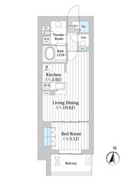 アビティグランデ砧 (B棟)の間取り画像