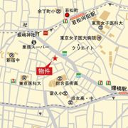 コスモリード新宿余丁町の間取り画像