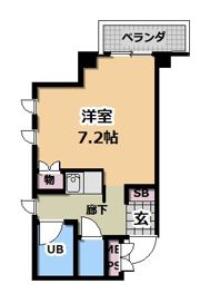 扇商事マンションの間取り画像