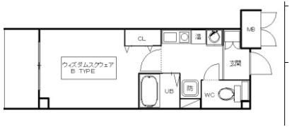 ウィズダムスクウェアの間取り画像