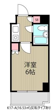 SOCIETY MINAMI－GYOUTOKU（K－017）の間取り画像