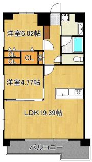 スマート到津の間取り画像