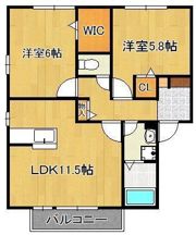 花多来館B棟の間取り画像