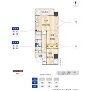 コスモグラシア三ノ輪の間取り画像