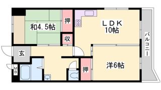 サンマリン神戸の間取り画像