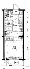 ハーモニーレジデンス東京アーバンスクエアの間取り画像
