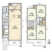 篠原西町戸建の間取り画像