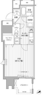 アクシス池袋の間取り画像