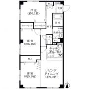 フォブール村上Ⅱの間取り画像