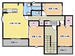 村野東ハイツ（仮）の間取り画像