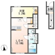 Verseau（ヴェルソー）の間取り画像