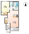 ブランノワールⅡの間取り画像