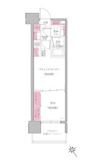 レジディア門前仲町プレイスの間取り画像