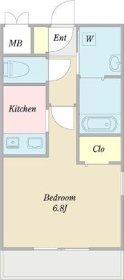 クレセール・タカミの間取り画像