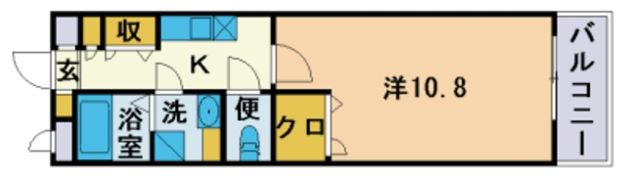 ヴァンクレール小嶋の間取り画像