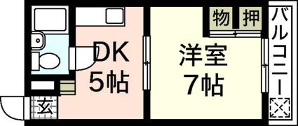 迫マンションの間取り画像
