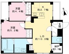 クレア ネストの間取り画像