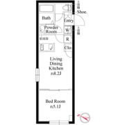 タスキsmart西大井の間取り画像