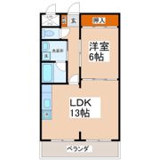 銀杏町レジデンスの間取り画像