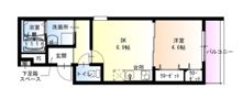 フジパレス豊里中央公園南3番館の間取り画像
