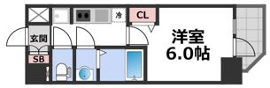 プレサンス新深江ディレットの間取り画像