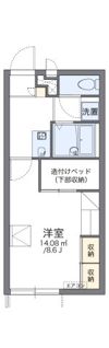 レオパレスNAGAMATIの間取り画像