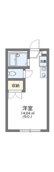 レオパレスリヴェール杉原の間取り画像