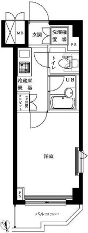 ルーブル鷺宮六番館の間取り画像