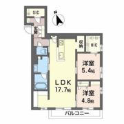 アルフラット南観音Ⅱの間取り画像