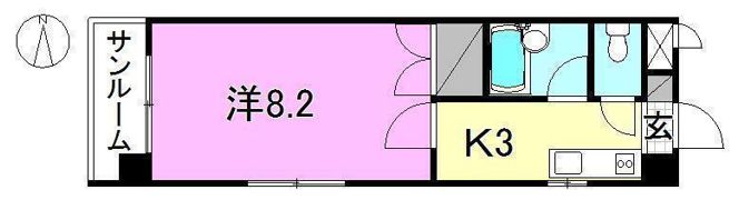 セレニテ本町の間取り画像