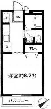 GRACE PORTの間取り画像
