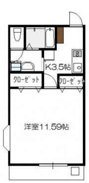 サザン27前川ビルの間取り画像
