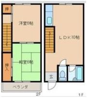 MEZO柚木颪Ⅱの間取り画像