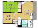 河合ハイツ池之宮の間取り画像