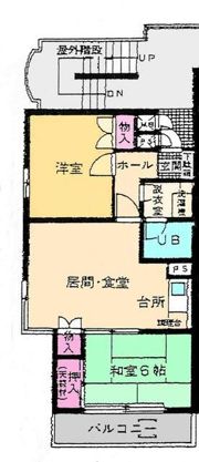 メゾン南糧の間取り画像