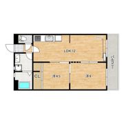 新南千里マンションの間取り画像