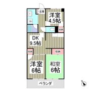 リュミエ川口 旧グリーンヒルハイツの間取り画像