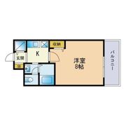 アンピール唐人町の間取り画像