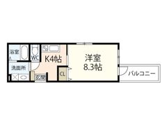セレナーデ東雲本町の間取り画像