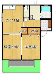 咲ら坂Hi H棟の間取り画像