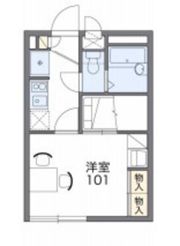 レオパレスシャルマン東雲の間取り画像