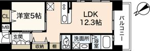 アールヴォレ楠木の間取り画像