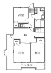 ヴィラエスティナ2番館の間取り画像