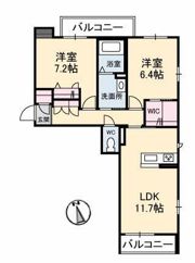 エストガーデン青江の間取り画像